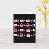 Valentines Day Order Of Operations Valentines Math カード (黄色い花)