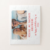 Valentines Day Photo あなたは私のガールフレンドお気に入りの ジグソーパズル (縦)