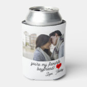 Valentine's Day Photo Can Cooler - Boyfriend Funny 缶クーラー (缶正面)