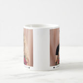  Valentine's Day Photo Couple Romantic Custom  コーヒーマグカップ (中央)