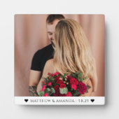  Valentine's Day Photo Couple Romantic Custom  フォトプラーク (正面)
