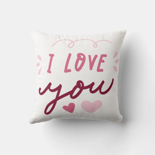 Valentine's Day Pillow クッション (裏面)
