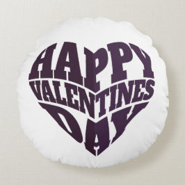 Valentine's Day Pillow ラウンドクッション