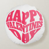 Valentine's Day Pillow ラウンドクッション (裏面)