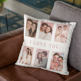 Valentine's Day Pillow | Custom Collage Photos クッション