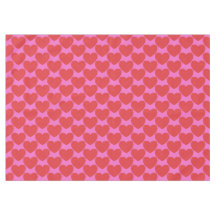 Valentine's Day Pink and Red Heart Pattern Party