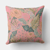 Valentines Day,Pink,Lovely Flowers,Modern, Trendy クッション (裏面)