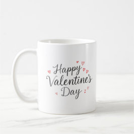 Valentine's Day Polka Radio Mug コーヒーマグカップ