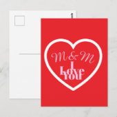 Valentines day Post card ポストカード (正面/裏面)