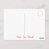 Valentines day Post card ポストカード (裏面)