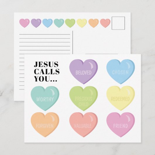 Valentine's Day Postcard シーズンポストカード (正面/裏面)