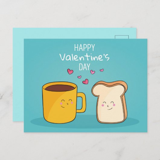 Valentine's Day Postcard ポストカード (正面/裏面)