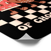 Valentines Day Pregnancy Announcement Matching Cou ポスター (角)