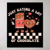 Valentines Day Pregnancy Announcement Matching Cou ポスター (正面)