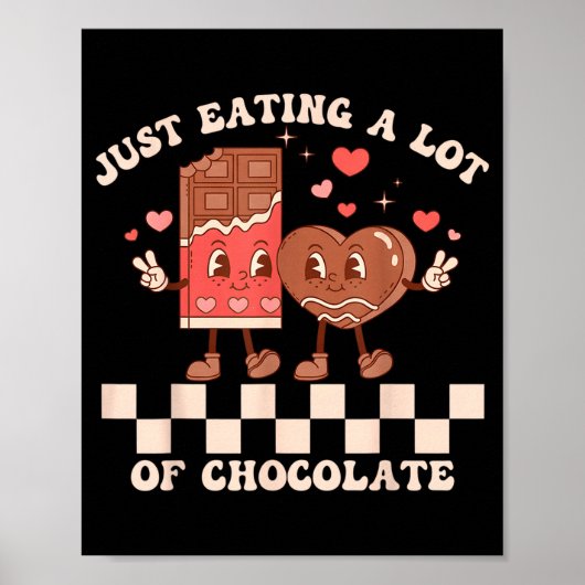 Valentines Day Pregnancy Announcement Matching Cou ポスター (正面)