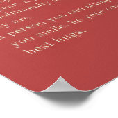 Valentines Day Printable Valentine Definition Roma ポスター (角)