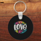 Valentine's Day Product - All You Need Is Love  キーホルダー (正面)