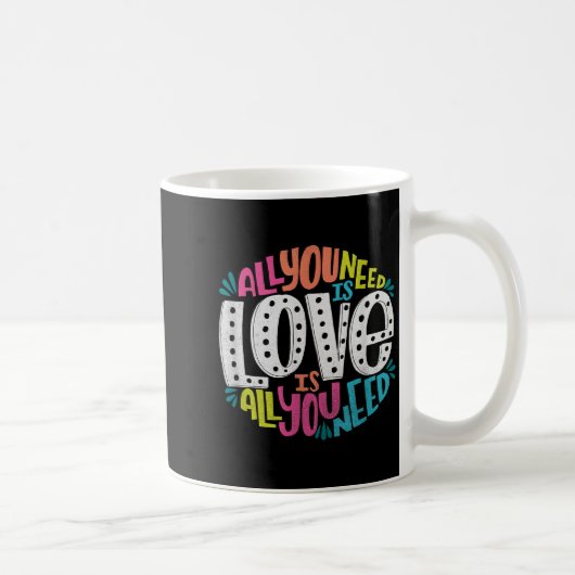 Valentine's Day Product - All You Need Is Love  コーヒーマグカップ (右)