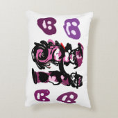 valentine's day purple love  アクセントクッション (裏面(縦))