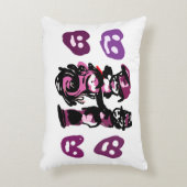 valentine's day purple love  アクセントクッション (正面(垂直))