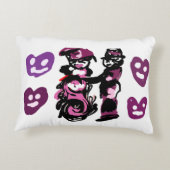 valentine's day purple love  アクセントクッション (裏面)