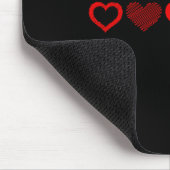Valentine's Day Red Heart Design For Men, Women &a マウスパッド (コーナー)