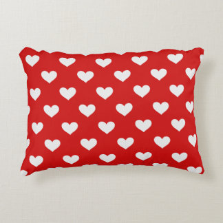 Valentines Day Red Love Hearts Accent Pillow アクセントクッション