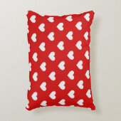 Valentines Day Red Love Hearts Accent Pillow アクセントクッション (正面(垂直))