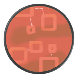 Valentine's Day Red Whimsical Geometric Abstract アイスホッケーパック