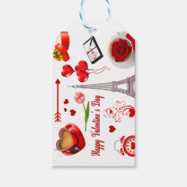 Valentine's Day Romantic Mon Amour Loved Couple ギフトタグ