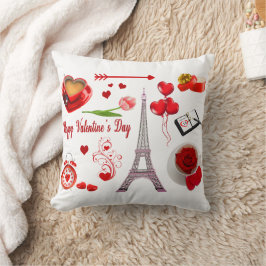 Valentine's Day Romantic Mon Amour Loved Couple クッション