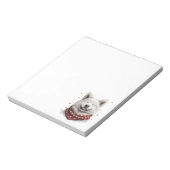 Valentines Day Samoyed Dog ノートパッド (回転)