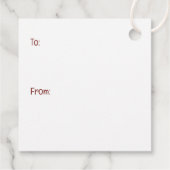 Valentines Day Samoyed Dog フェイバータグ (裏面)