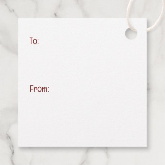 Valentines Day Samoyed Dog フェイバータグ (裏面)