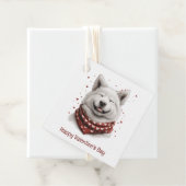Valentines Day Samoyed Dog フェイバータグ (インサイチュ)