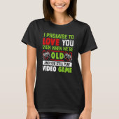 Valentine's Day Saying Video Gamers Quote Graphic Tシャツ (正面)