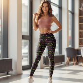 Valentine's Day Seamless Pattern Leggings レギンス