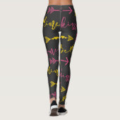 Valentine's Day Seamless Pattern Leggings レギンス (裏面)