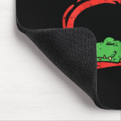 Valentines Day Shirt Funny Heart Trex Sleeng Dinos マウスパッド (コーナー)