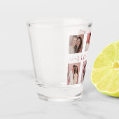 Valentine's Day Shot Glass  | Custom Couple Photos ショットグラス (左)