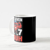 Valentines Day Six Seven Bruh 67 Meme Funny Valent コーヒーマグカップ (正面左)