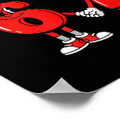 Valentine's Day Six Seven Hearts 6 7 Meme Gen Alph ポスター (角)