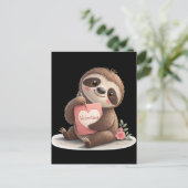 Valentine's Day Sloth シーズンポストカード (スタンド正面)