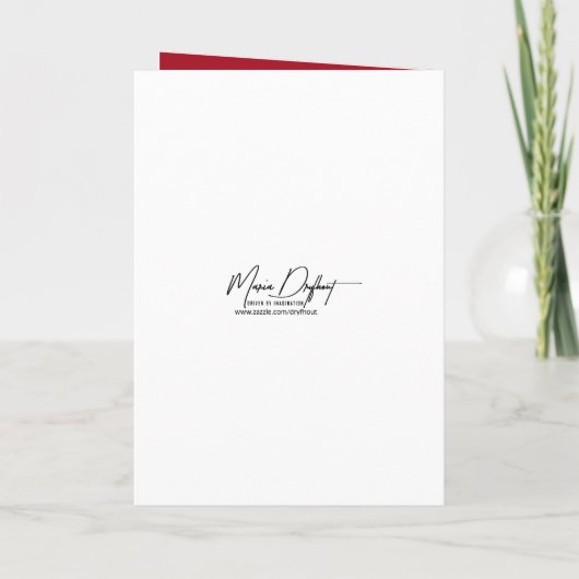 Valentine's Day Spa with Rose Petals カード (裏面)