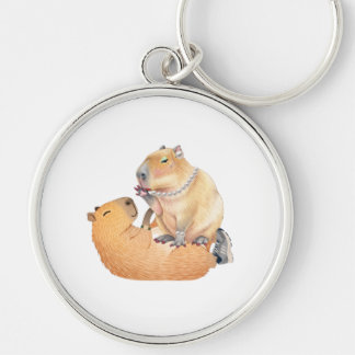 Valentine's day special capibara keychain キーホルダー
