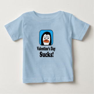 Valentine's Day Sucks Penguin ベビーTシャツ
