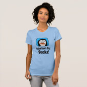 Valentine's Day Sucks Penguin Tシャツ (正面フル)