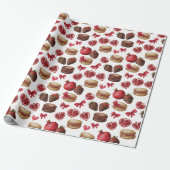 Valentine's Day Sweets Wrapping Paper  ラッピングペーパー (アンロールド)