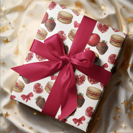 Valentine's Day Sweets Wrapping Paper  ラッピングペーパー