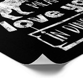 Valentine's Day T-rex Rawr Means I Love You In Din ポスター (角)